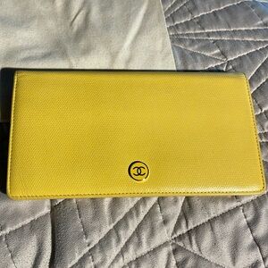 Chanel Caviar Leather Long Wallet
